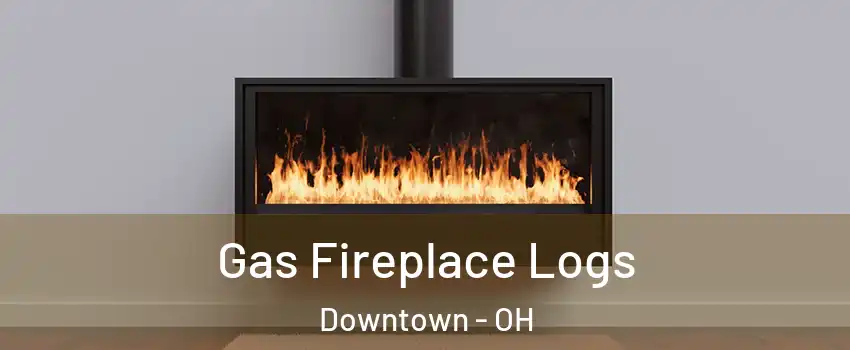 Gas Fireplace Logs Downtown - OH