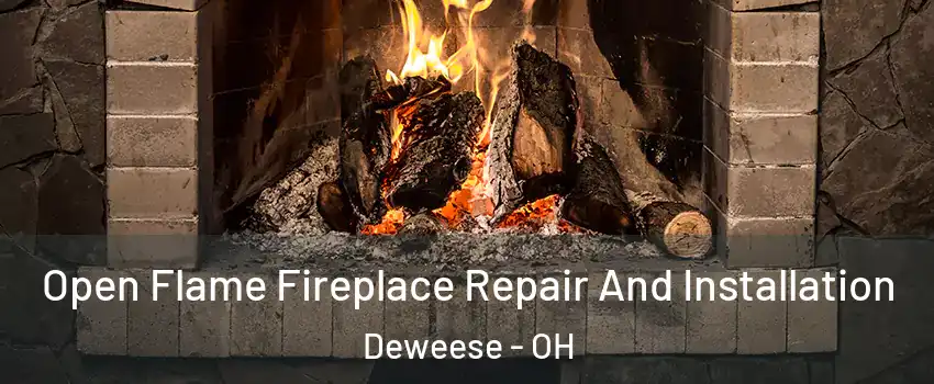 Open Flame Fireplace Repair And Installation Deweese - OH