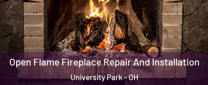 Open Flame Fireplace Repair And Installation University Park - OH