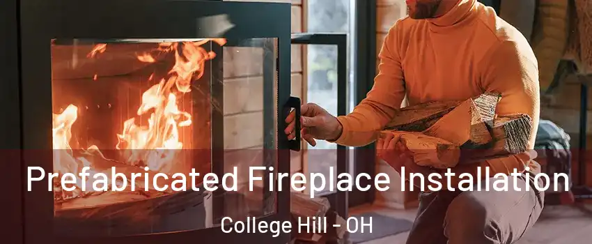 Prefabricated Fireplace Installation College Hill - OH